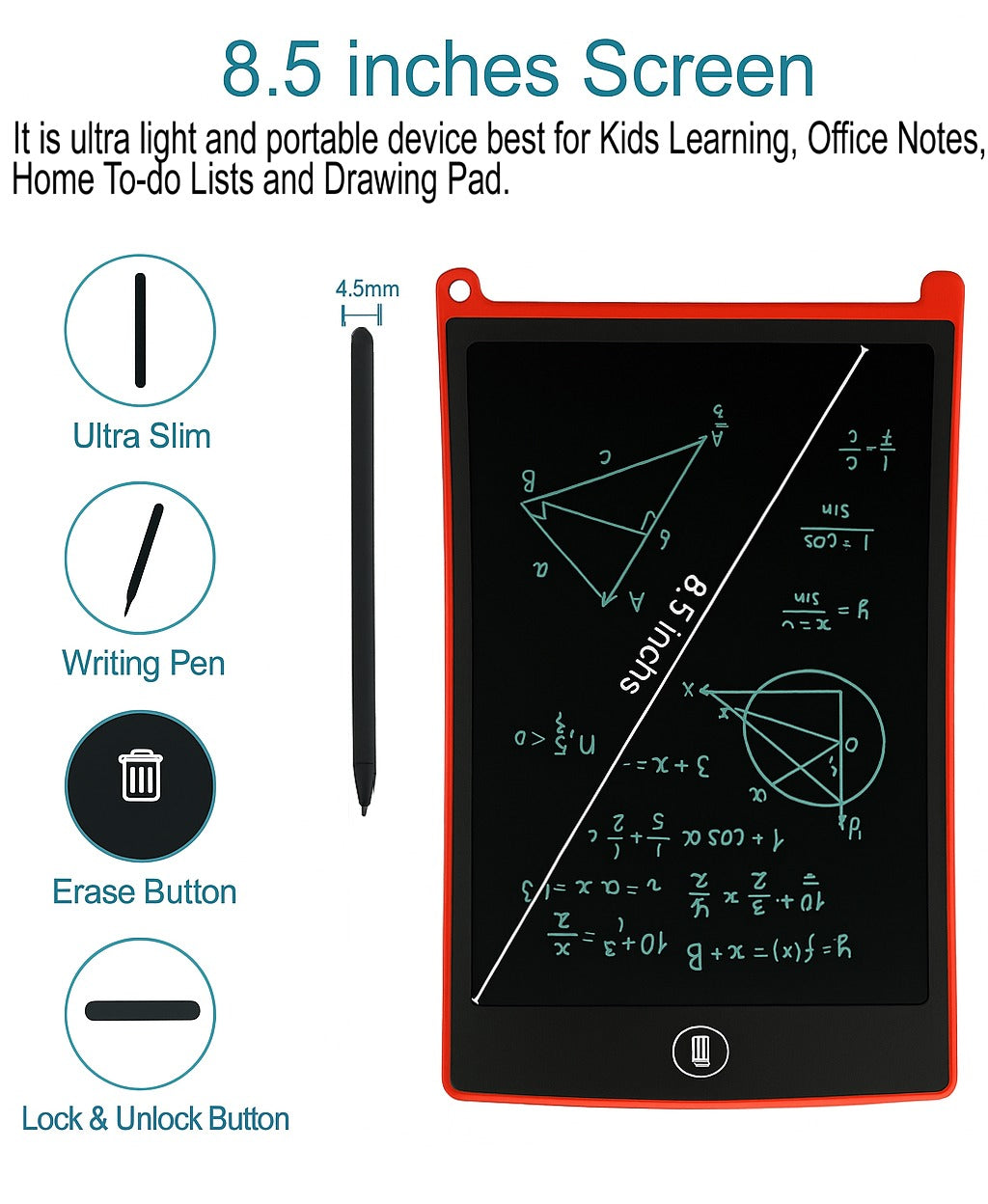 LCD Writing Tablet For Kids